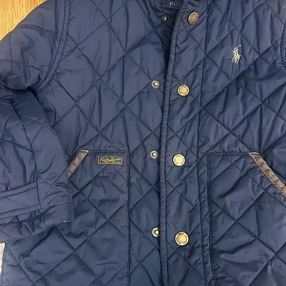 Polo by Ralph Lauren Kids Blue Quilted Jacket - Picture 3 of 4